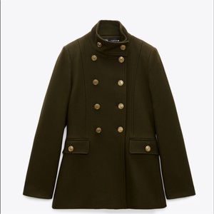 Zara wool blend coat